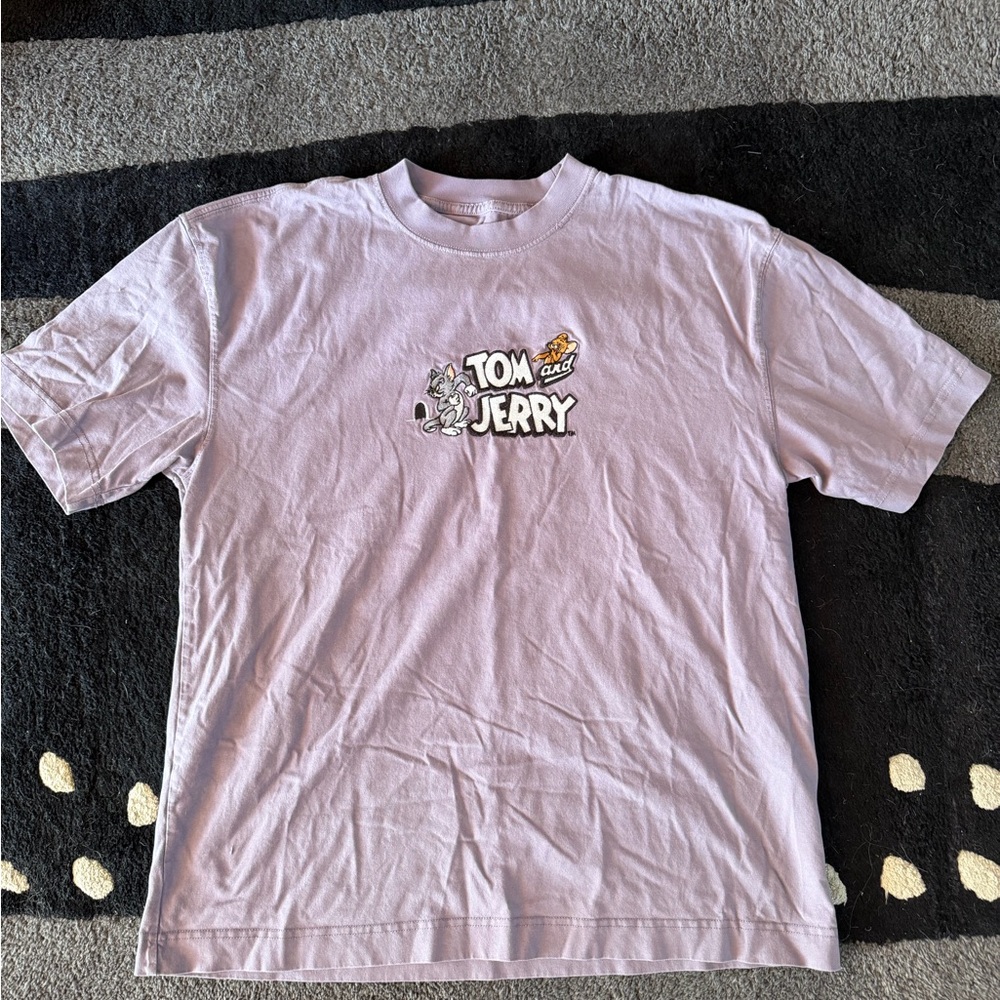 Hollister Purple Heavyweight Boxy Fit T-Shirt